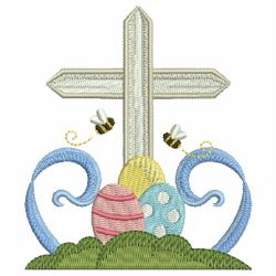 Easter Cross 05 machine embroidery designs