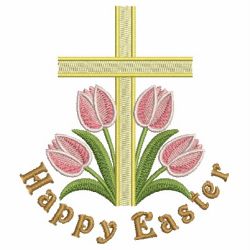 Easter Cross 06 machine embroidery designs