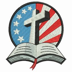 Patriotic Cross 06 machine embroidery designs