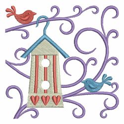 Fancy Bird 02 machine embroidery designs