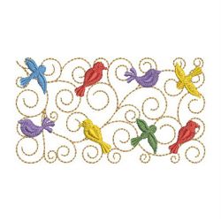 Fancy Bird 05 machine embroidery designs