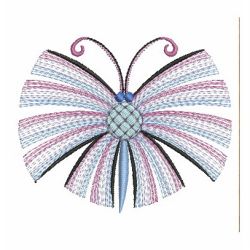 Fancy Colorful Butterfly 04 machine embroidery designs