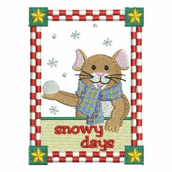 Christmas Mice 06 machine embroidery designs