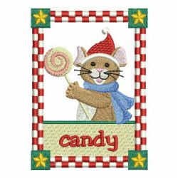 Christmas Mice 07 machine embroidery designs