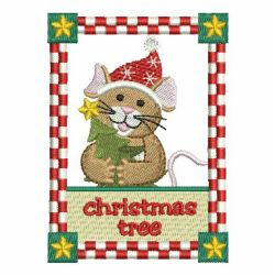 Christmas Mice 09 machine embroidery designs