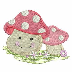 Mushrooms machine embroidery designs