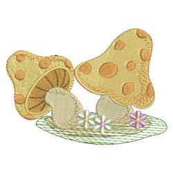 Mushrooms 04 machine embroidery designs