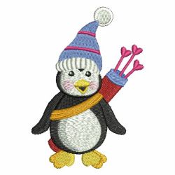 Valentine Penguin machine embroidery designs