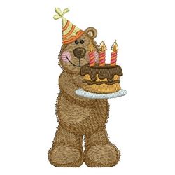 Birthday Bear 08 machine embroidery designs