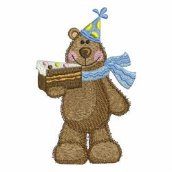 Birthday Bear 12 machine embroidery designs