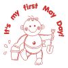 Redwork Baby First Holiday 12(Lg)