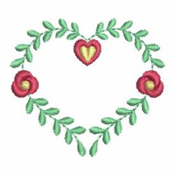 Heirloom Rose 06 machine embroidery designs