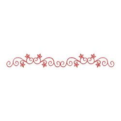 Redwork Folk Art Border 03(Sm) machine embroidery designs