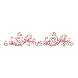 Redwork Folk Art Border 07(Lg) machine embroidery designs