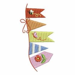 Holiday Flags 08 machine embroidery designs