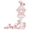 Redwork Birdhouse 06(Lg)